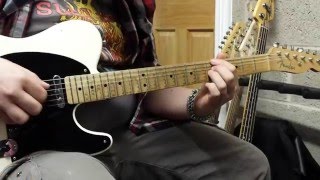 Video thumbnail of "Warmoth Custom Built Telecaster - Bad Cat - Autumn Leaves and Birdseye Maple"