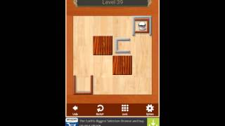 Slide Box Puzzle Level 39 Optimal Solution