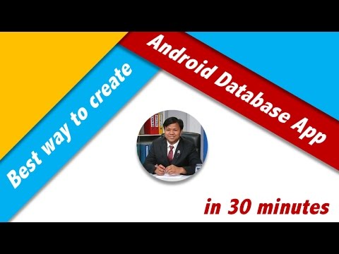 Best Way To Create Android Database App In 30 Minutes (Navigation Drawer)