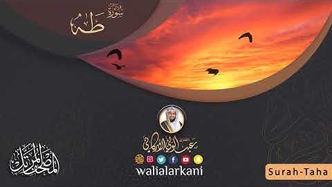 سورة طه SURAH TAHA #المصحف_الكامل_للقارئ_عبد_الولي_الاركاني #full_quran_abdulwali_alarkani