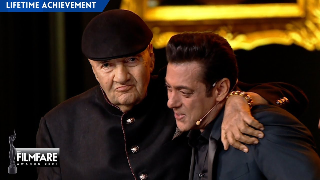 Prem Chopra gets the Lifetime Achievement Award | 68th Filmfare Awards 2023  - YouTube