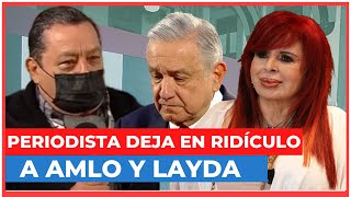 PERIODISTA deja en RIDÍCULO a AMLO y exhibe la CORRUPCIÓN de LAYDA SANSOBRES: ha SAQUEADO a CAMPECHE