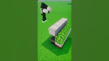 Automatic Cobblestone farm in Minecraft || #minecraft #shorts