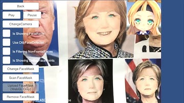 Face Mask Example using OpenCV for Unity