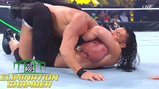 Roman Reigns Vs Dberg - Full Highlights L Elimination Chamber L Epic Clash