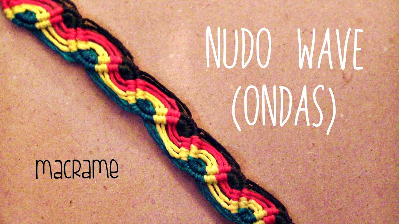 Como una pulsera de hilo encerado➢ WAVE- -