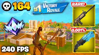 164 Elimination "RANKED RELOAD" Gameplay Wins (Fortnite Chapter 7 Keyboard & Mouse)
