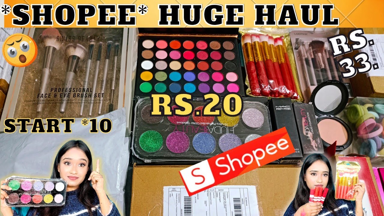 *shopee* huge haul !! shopee haul !! shopee India !! real or fake !! start rs 10