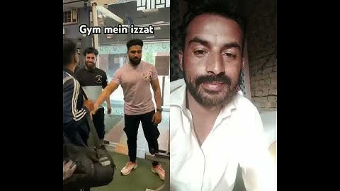 gym main izzat our Ghar main #funny #comedy# viral #video short