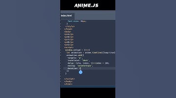Text Animation using Anime Js library.. #beginnersguide #codingtutorial #java #html #programming