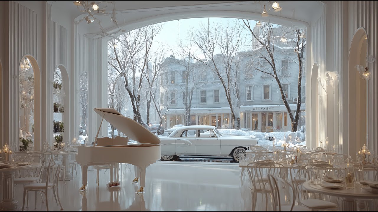 LUXURY JAZZ CAFÉ for Calm Work ☕ Old Money Vintage Ambience