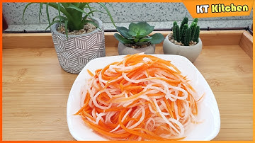 Cách Làm ĐỒ CHUA Bán Bánh Mì - Giòn Ngon Để Được Lâu - Vietnamese Pickles Recipe - ENGLISH CAPTION