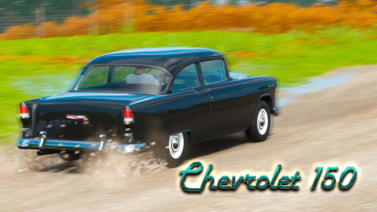 Американская мощь 1950-х годов Chevrolet 150 utility sedan в forza horizon 4