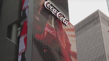 3D Billboard Sign by Coca-Cola, Times Square, New York