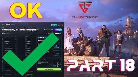 Final Fantasy VII Remake Intergrade gameplay part 18 - WeMod Trainer