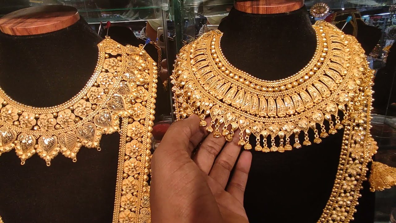 Bridal Gold Necklace Design 