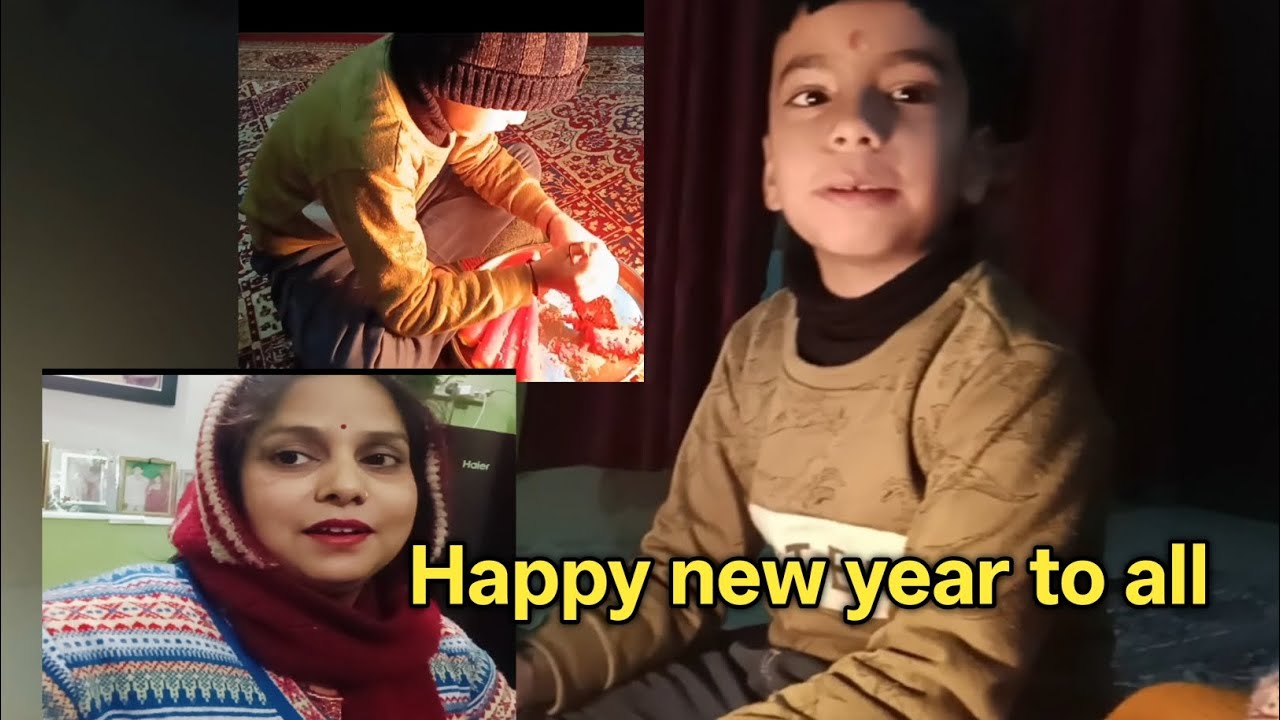 आप सभी को नव वर्ष की ढेर सारी शुभ कामनाएँ | मेरे बच्चे ने बनाया गाजर का हलवा 😊|Rinki Rautiyal Vlogs 