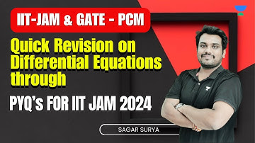 Quick Revision on Differential Equations through PYQ’s FOR IIT JAM 2024 #sagarsurya #cuet #unacademy