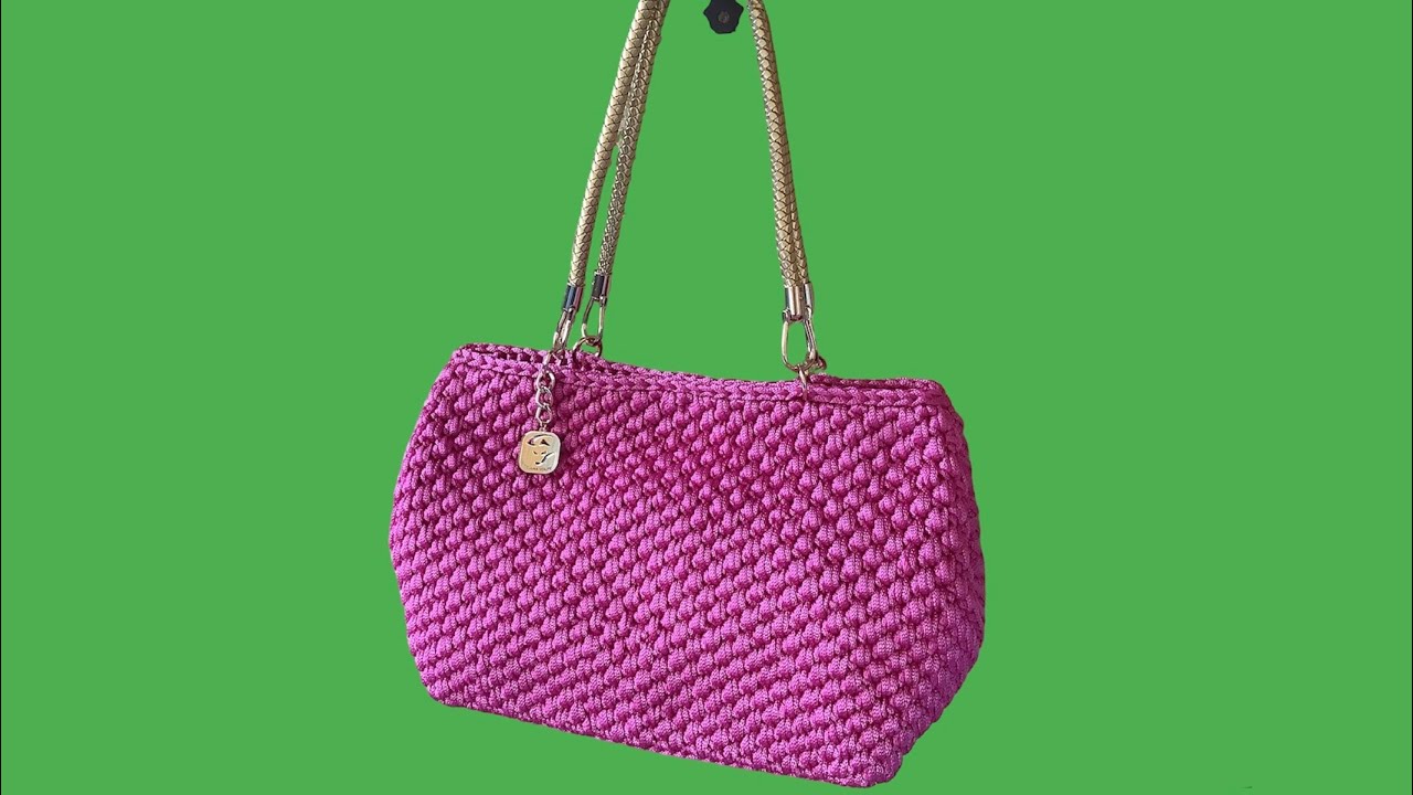 TUTORIAL MAXI BAG A PUNTO CANESTRO👛FACILISSIMO 👛EASY CROCHET👛TIZIANA VOLPE CROCHET 👛