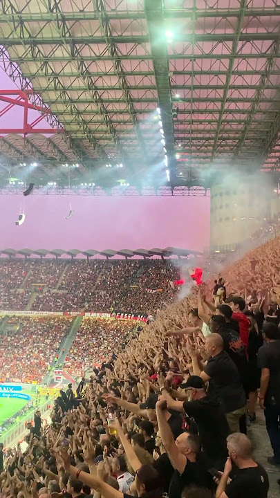 “FORZA DIAVOLO ALÈ” CURVA SUD MILANO CONTRO LA LAZIO 🔴⚫️