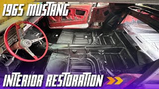 1965 Ford Mustang Floor Pan Removal and Replacement! | Interior Floor Painting| Part 4