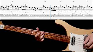 Bass TAB : Rain - The Beatles - isolated track