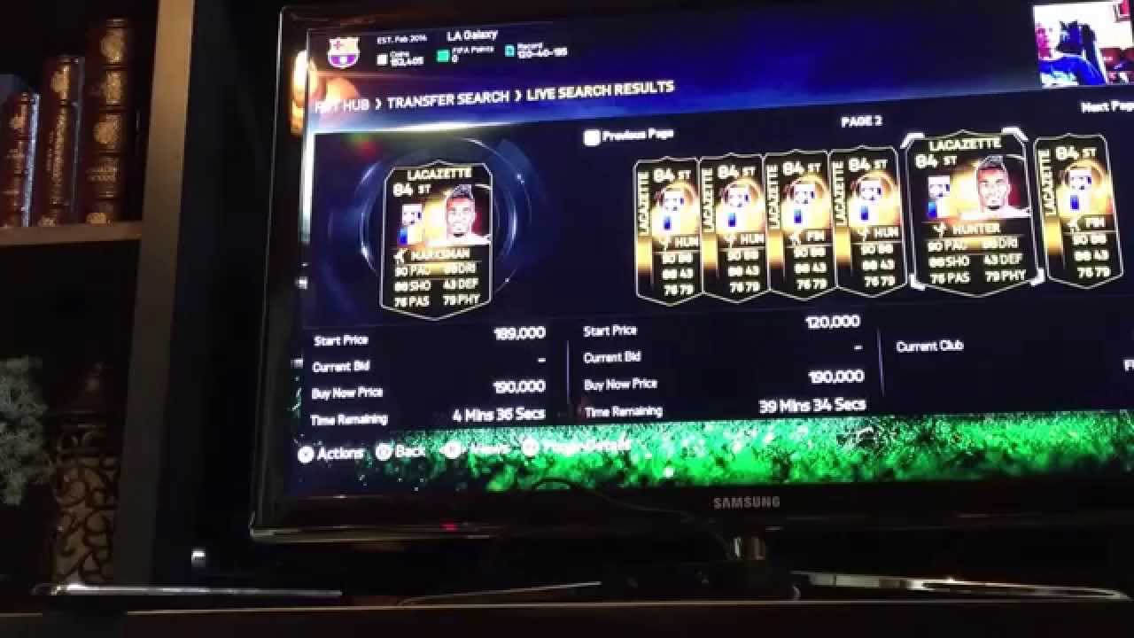 FIFA 15 Inform Lacazette Giveaway