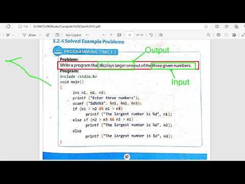 Computer 10th Chapter # 3 Solved Example 3.6 || with Practical demonstration