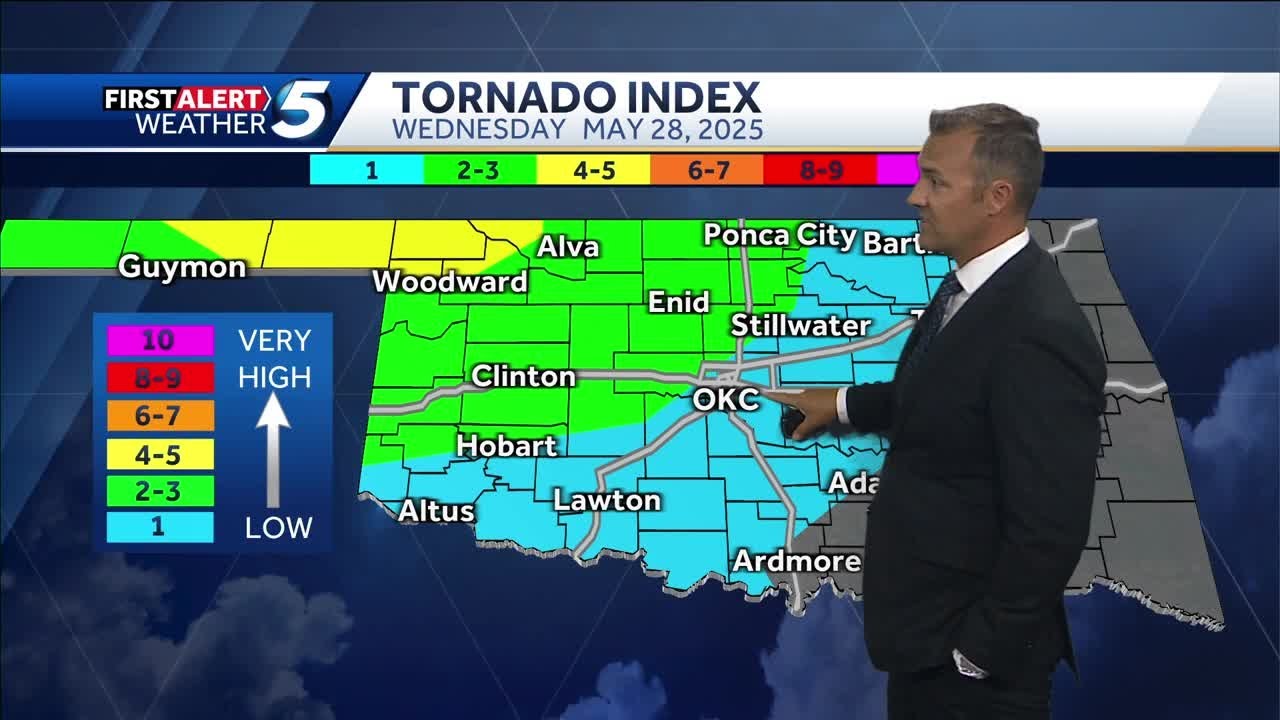 TIMELINE: Storms bring risk of hail, low tornado threat to Oklahoma ...