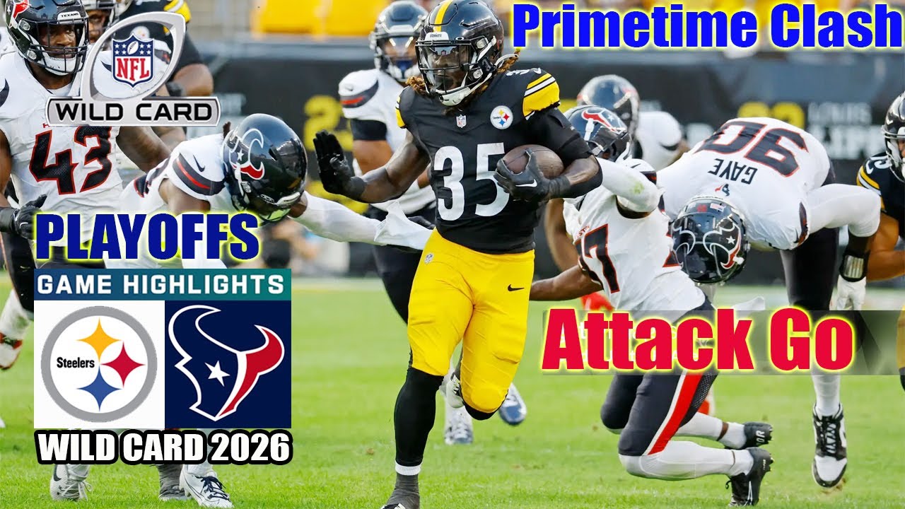 Pittsburgh Steelers Vs. Houston Texans | Super Wild Card | Game Highlights | NFL Playoffs 2026