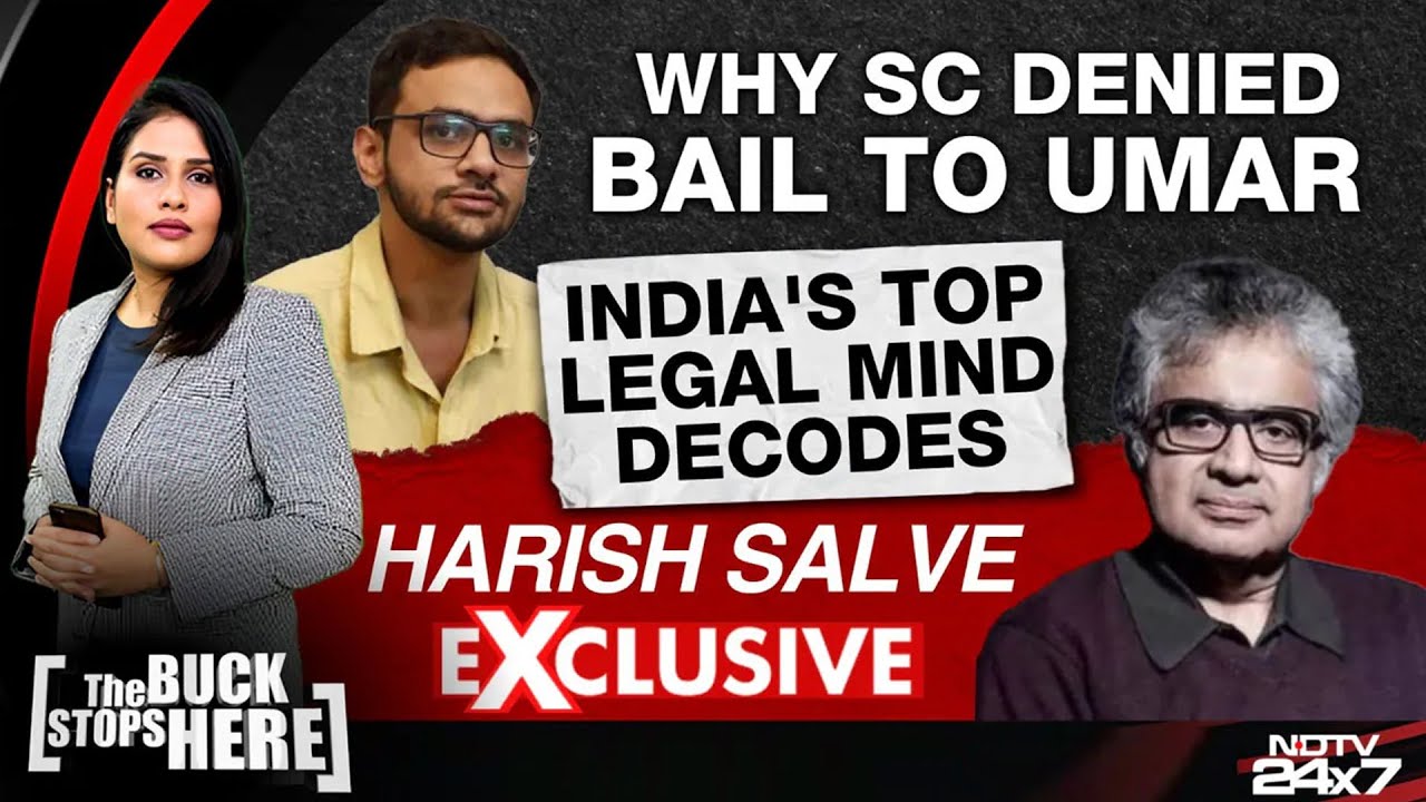 Umar Khalid News | Why Supreme Court Denied Bail To Umar Khalid: Harish Salve Decodes