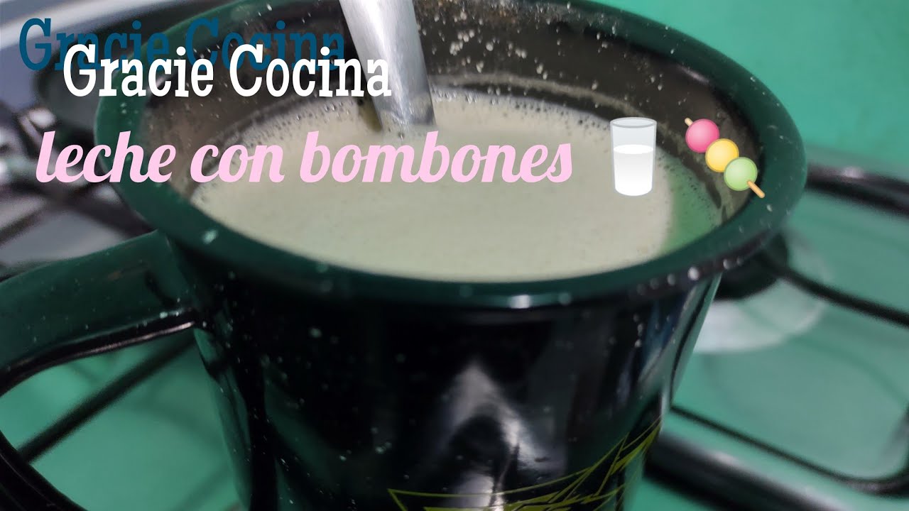 PREPÁRENSE SU LECHE CON BOMBONES 🥛🍡♨️ remedio calientito para la tos 🤧😷