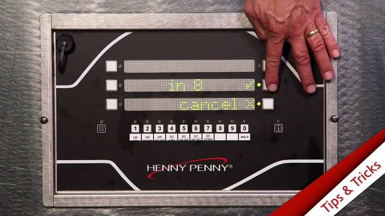 Henny penny velocity pressure fryer tips cancelling auto mix youtube