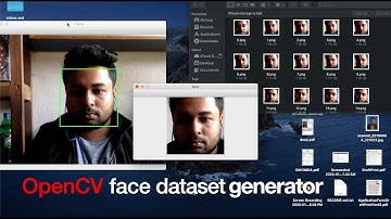 Face Dataset Generator from live video using OpenCV and Python