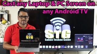 Hindi || How to cast any Laptop & PC Screen on any Android TV | Mac | MS Window screenshot 4