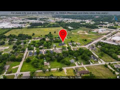 310 Runnells Street, Terrell, TX home video tour