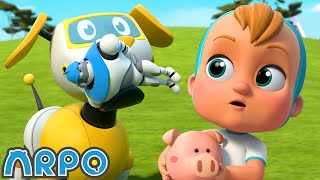 petbot playing ruff arpo the robot funny kids cartoons kids tv full episodes