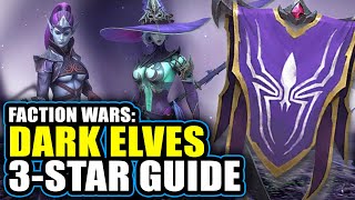 DARK ELVES Faction Wars Guide - HOW TO 3-STAR EVERY LEVEL - RAID: Shadow Legends