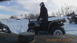 Camp Hughes Ride 03
Hmm some riding around a little field and I manage to get stuck... bad enough that I had to get pull out. I get pull out on the next video. I dont think any of you is going to watch all 10 min of me shaking my quad to get unstuck. enjoy!! Camp Hughes Ride 03