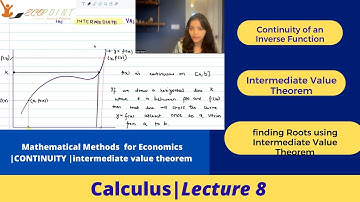 Limits | Continuity of Inverse Functions and Intermediate Value Theorem and Finding Root | 8 |
