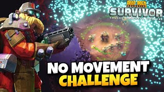 So I Did the "No Movement Challenge" | Deep Rock Galactic: Survivor Gameplay