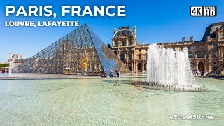 SIMPLE PARIS TRAVEL GUIDE 2024. Louvre Museum & Galeries Lafayette Tour. Chanson Music, City Sounds.