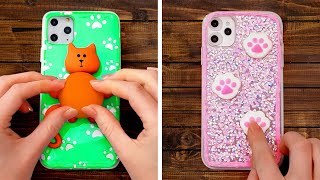 AMAZING CRAFTS FOR YOUR PHONE || DIY Cases, Phone Gadgets and Appliances for Your Phone screenshot 5