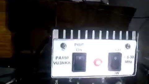 VU3NKK HF Linear AMP PA150
