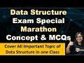 Ultimate Data Structure Marathon: Key Concepts & MCQs for Exam Success 📚