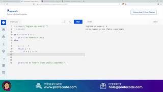 [Mini Taller 20220914] Como hallar números primos en Python - Profesor de Programación en Perú