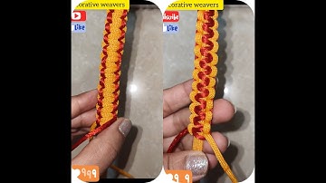 Magic of Macrame knots✨| video tutorial.21 | #macrameknots #paracord #beginnermacrame #videotutorial