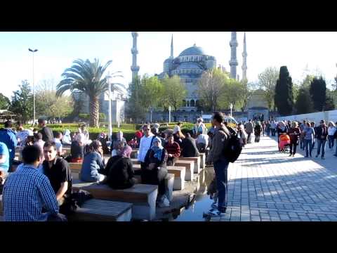 Стамбул, площадь возле мичети Султан ахмед