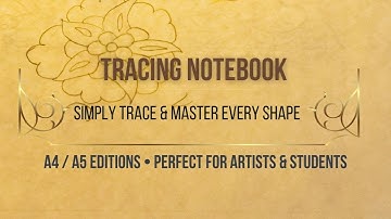 Retrace Notebook A4/A5 – Tracing & Note Reuse Book with 1 or 2 Transparent Rewritable Sheets