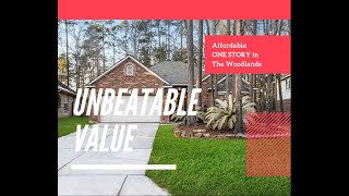 Unbeatable VALUE on this 1 Story home in The Woodlands